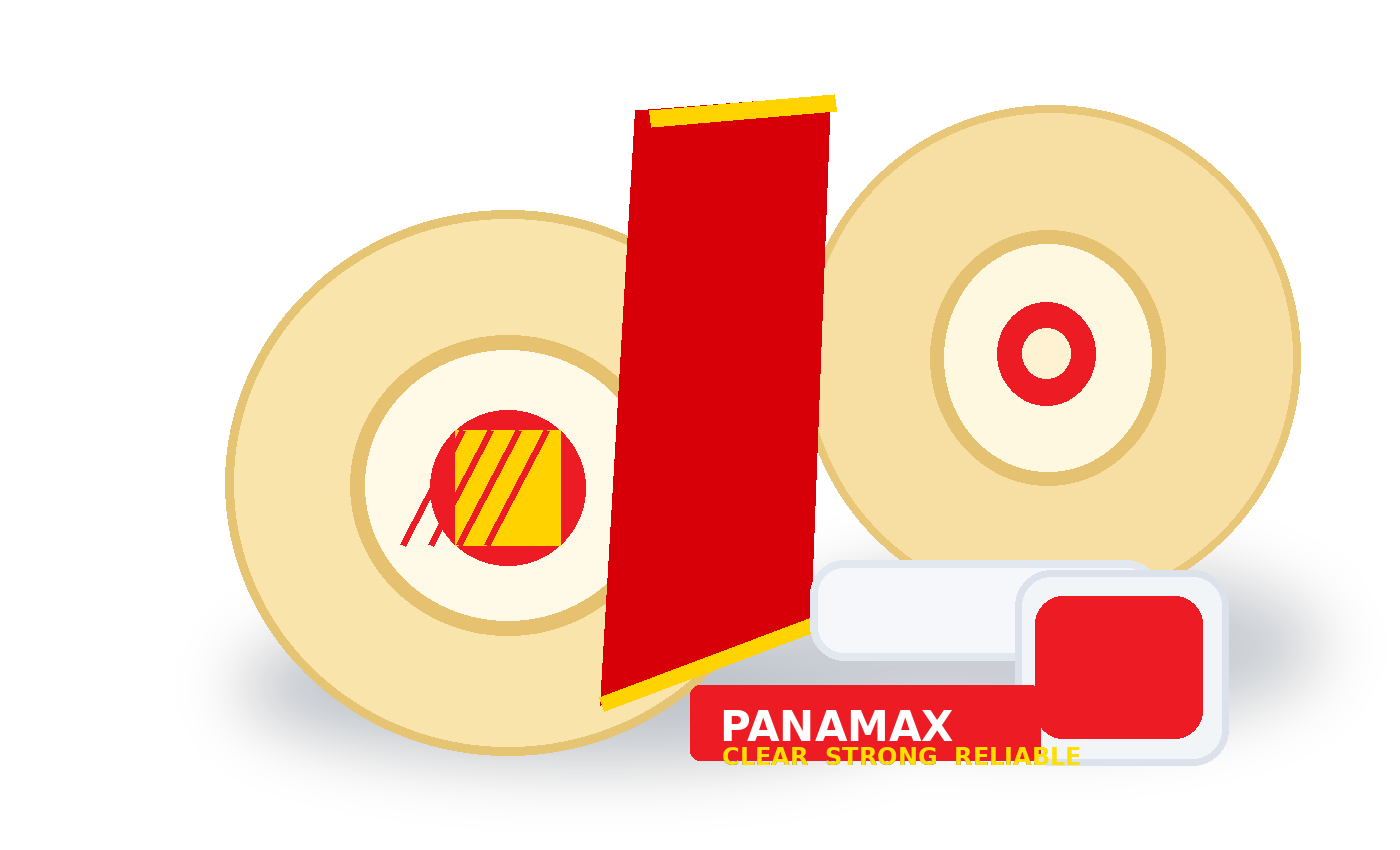 Panamax Black White Floor Marking Tape