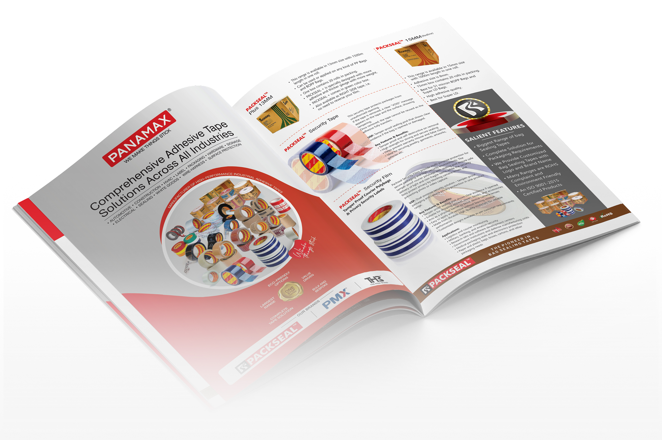 PANAMAX product catalogue spread
